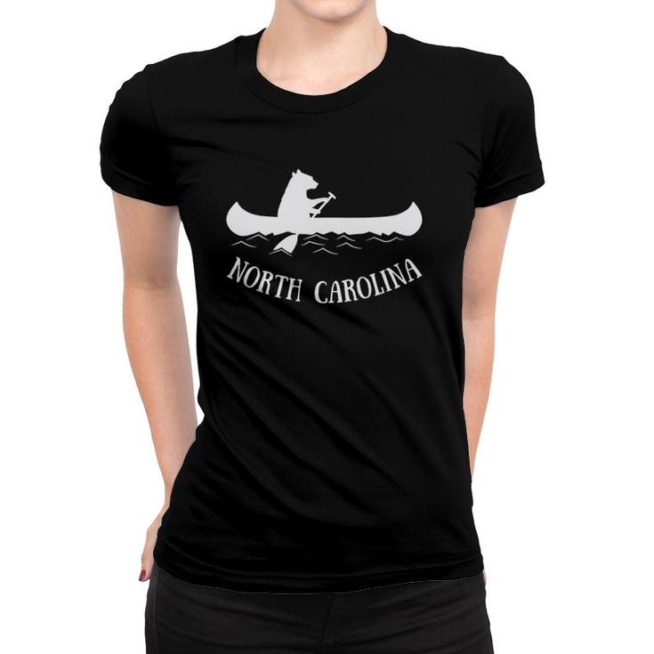 Womens North Carolina  Nc Bear Canoe For Women Women T-shirt