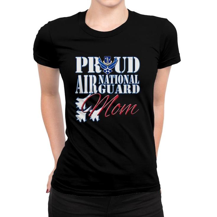 Womens Proud Air National Guard Mom Usa Military Mother's Day Women Women T-shirt
