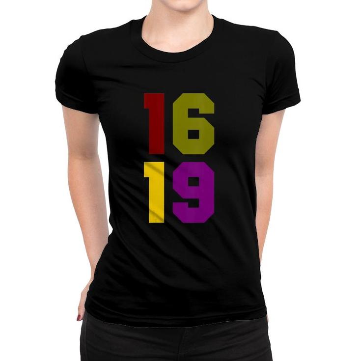Womens The 1619 Project Black History Month Bhm African American Women T-shirt