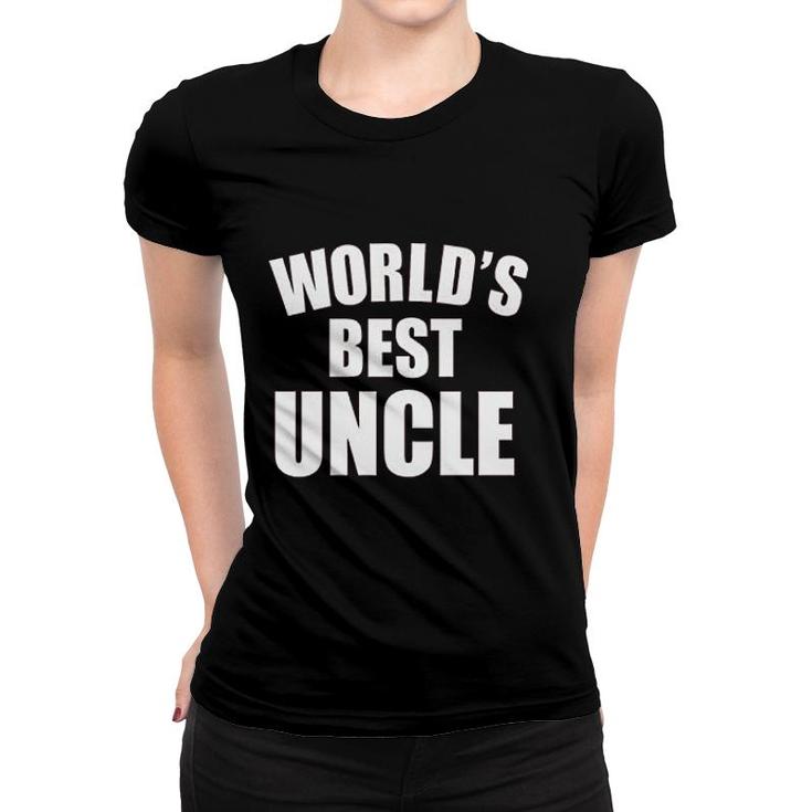 Worlds Best Uncle Women T-shirt