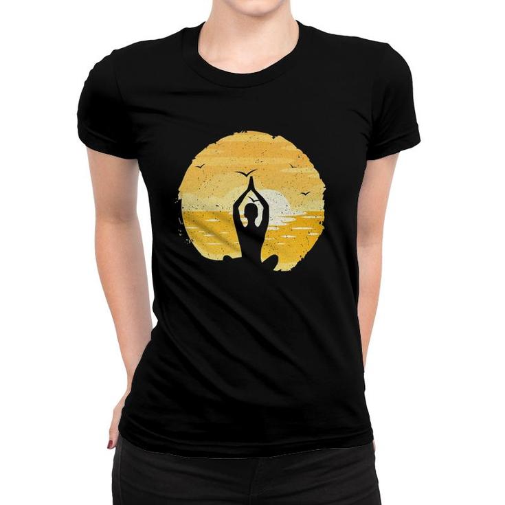 Yoga Sunset Meditation Zen Tank Top Women T-shirt