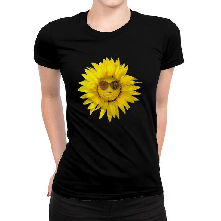Zen Art Sunflower Funny Expression Stylish Street Wear Women T-shirt