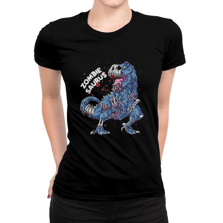 Zombie Saurus Kids Dinosaur T Rex Gifts Women T-shirt