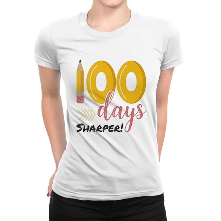100 Days Sharper 100th Day Of School Women T-shirt