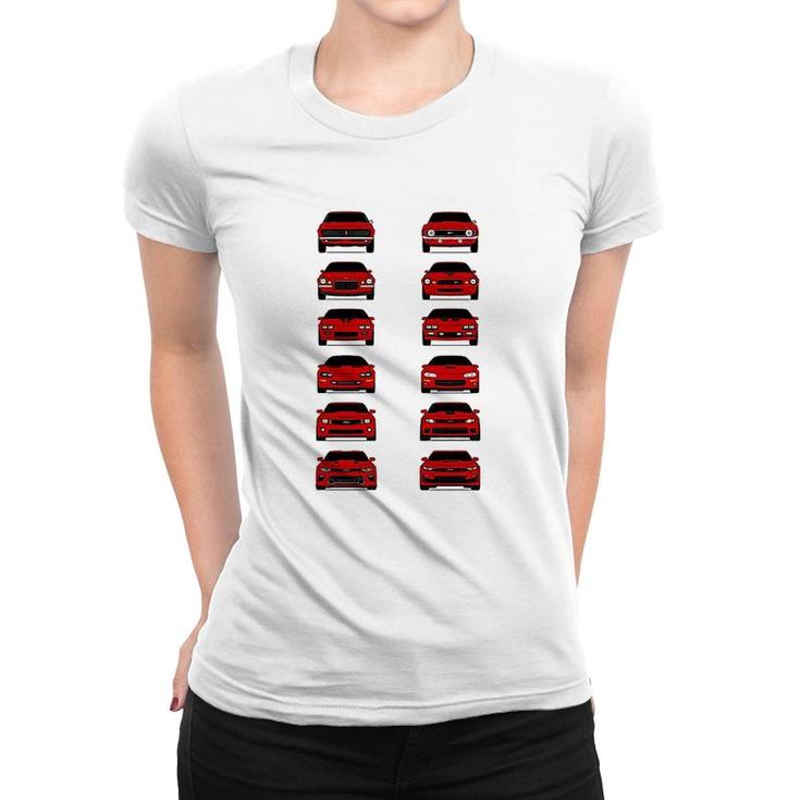 12 Red Cars Lovers Women T-shirt