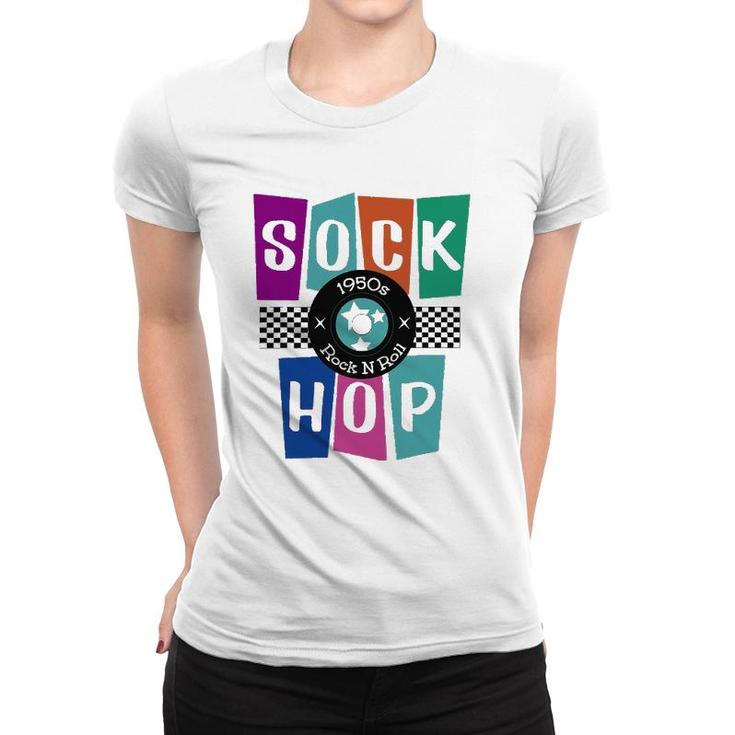 50S Sock Hop Clothing Retro 1950S Rockabilly Swing Women T-shirt