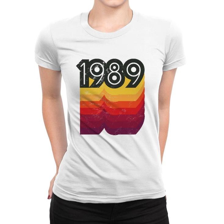 80S Style Retro 33Rd Birthday Vintage 1989 Gift Women T-shirt