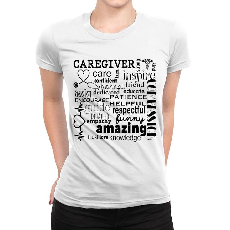 Amazing Caregiver Women T-shirt