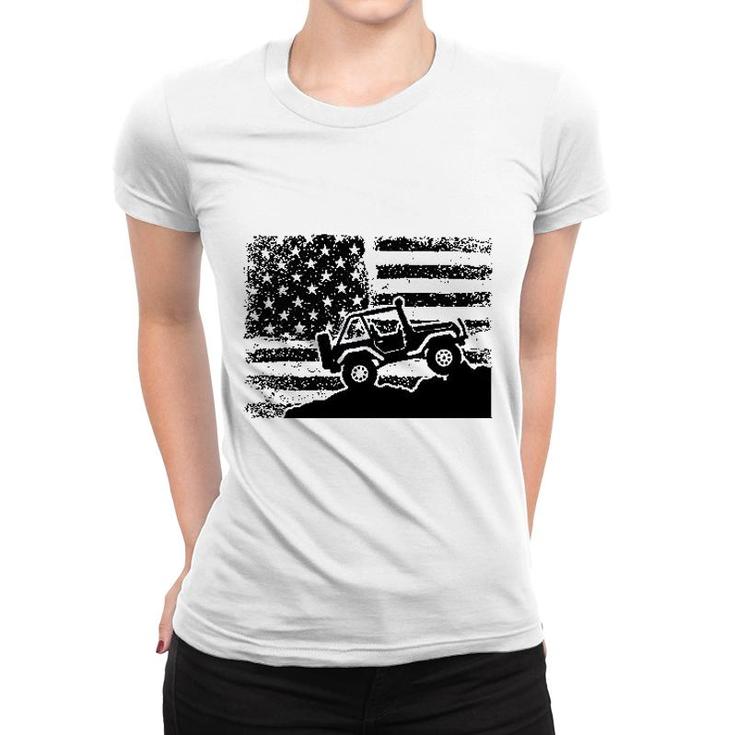 American Us Flag Women T-shirt
