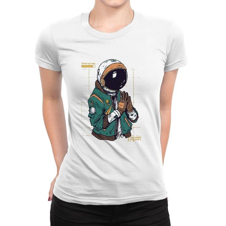 Astronaut Space Travel Retro Aesthetic Streetwear Women T-shirt