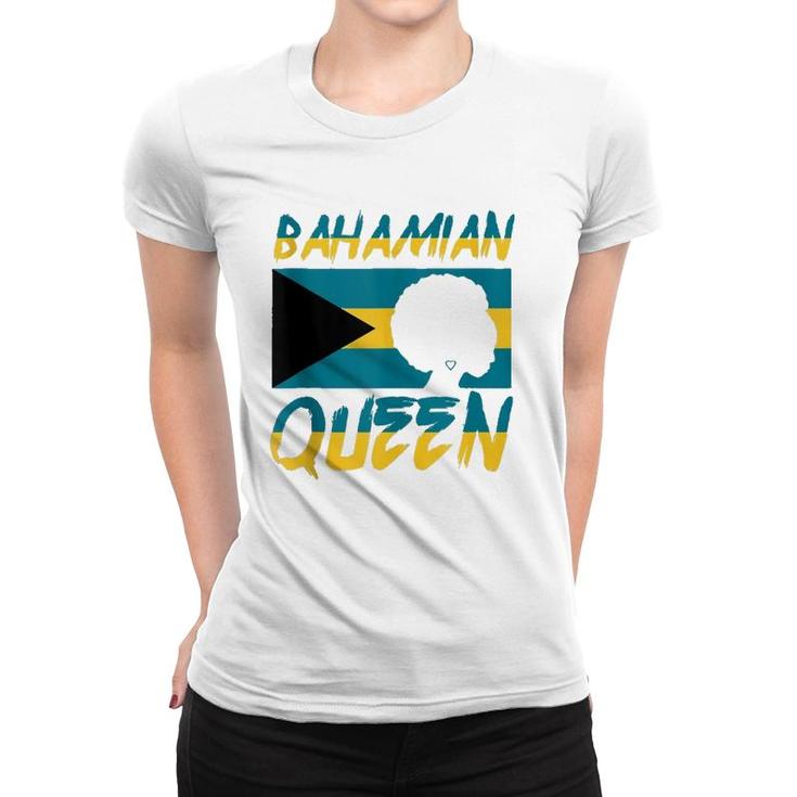 Bahamian Queen Bahamas Flag Pride Home Country Heritage  Women T-shirt