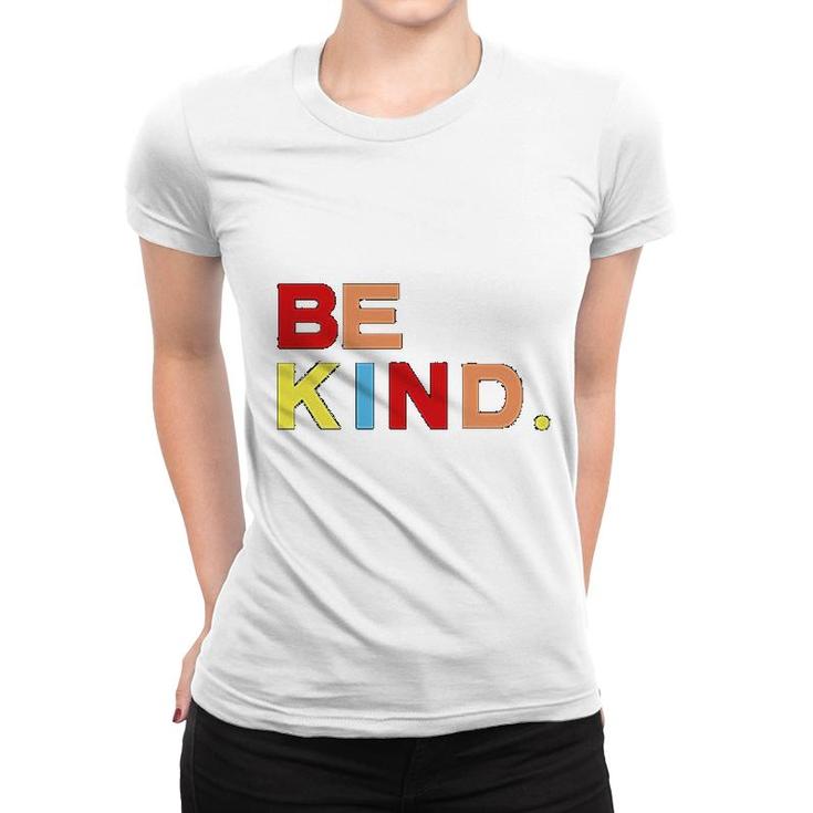 Be Kind Cute Letter Women T-shirt