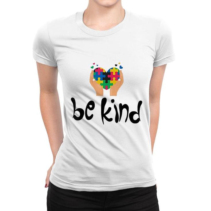 Be Kind Love Heart Women T-shirt