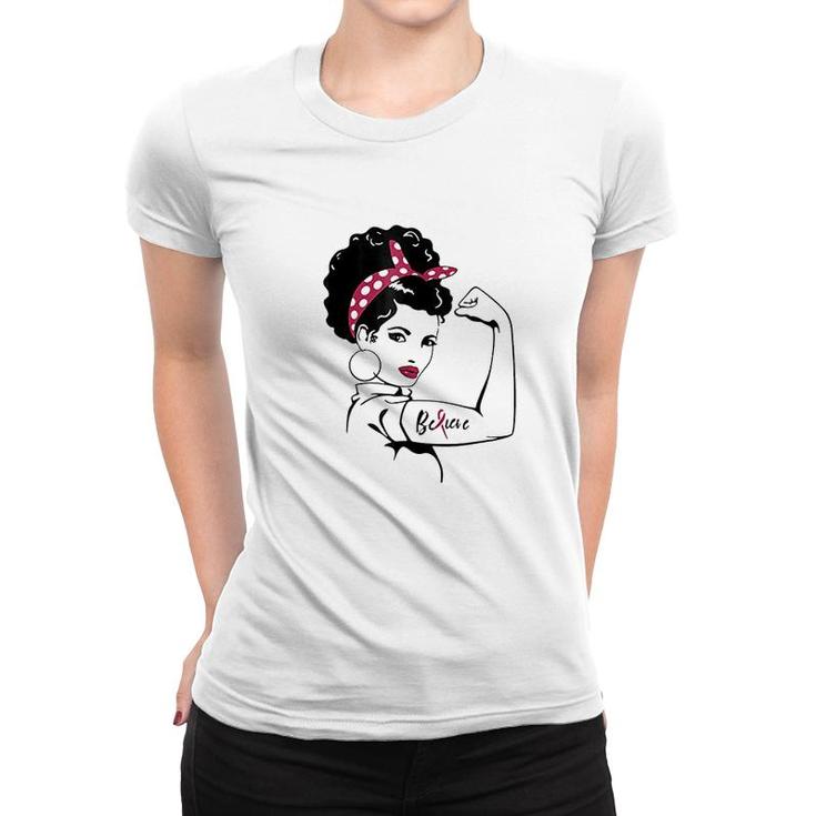 Believe Awareness Women T-shirt