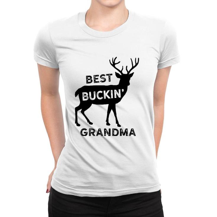Best Buckin Grandma  Funny Hunting Gift Mother Day Idea Women T-shirt