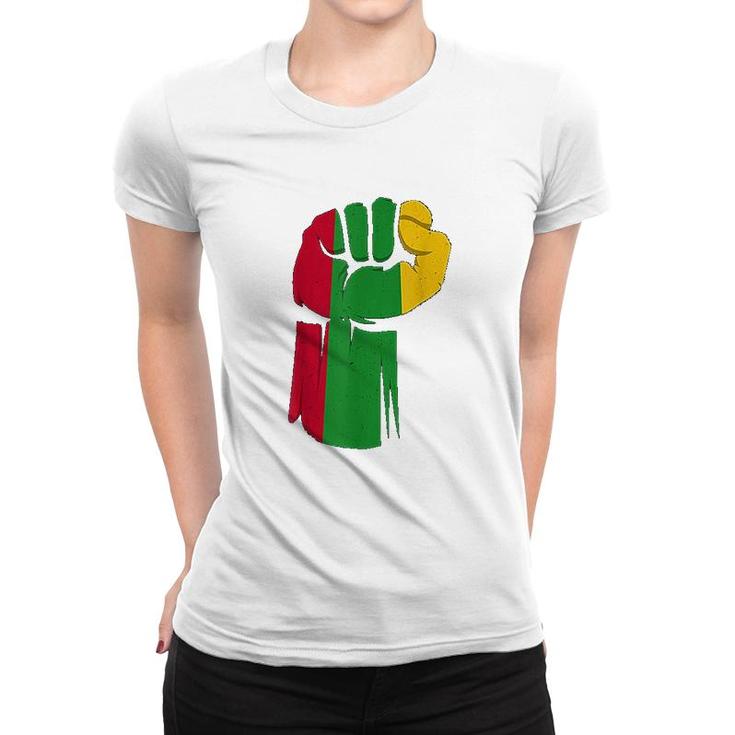Black Fist African American Pride Women T-shirt