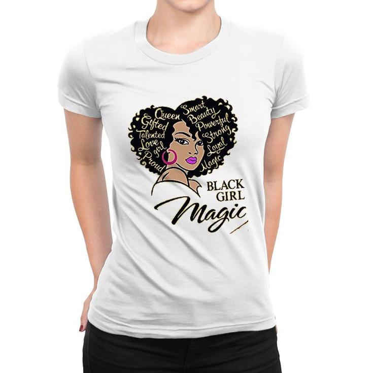 Black Girl Afro Queen Black Pride Gift Women T-shirt