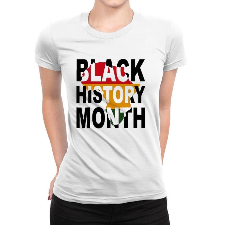 Black History African American Black Pride Women T-shirt