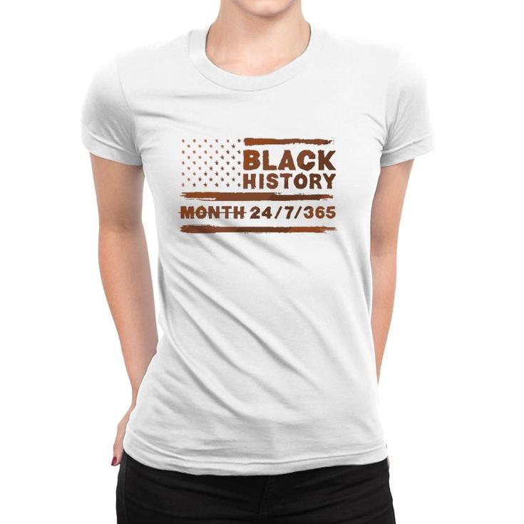 Black History Month 247365 African American Black Pride Women T-shirt