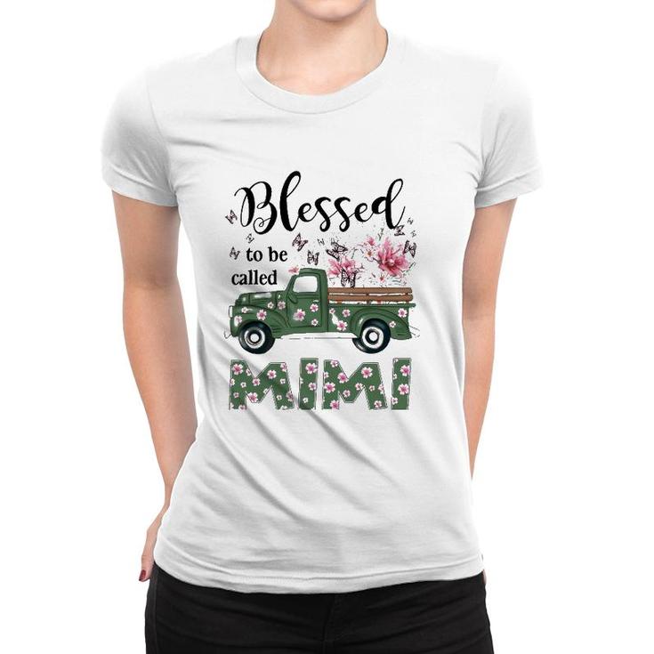 Blessed Mimi Truck Flower Mother's Day Women T-shirt
