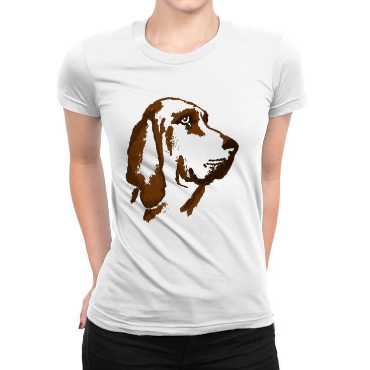 Bloodhound Dog Tee Pet Lover Women T-shirt