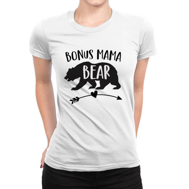Bonus Mama Bear Best Step Mom Ever Stepmom Stepmother Women T-shirt