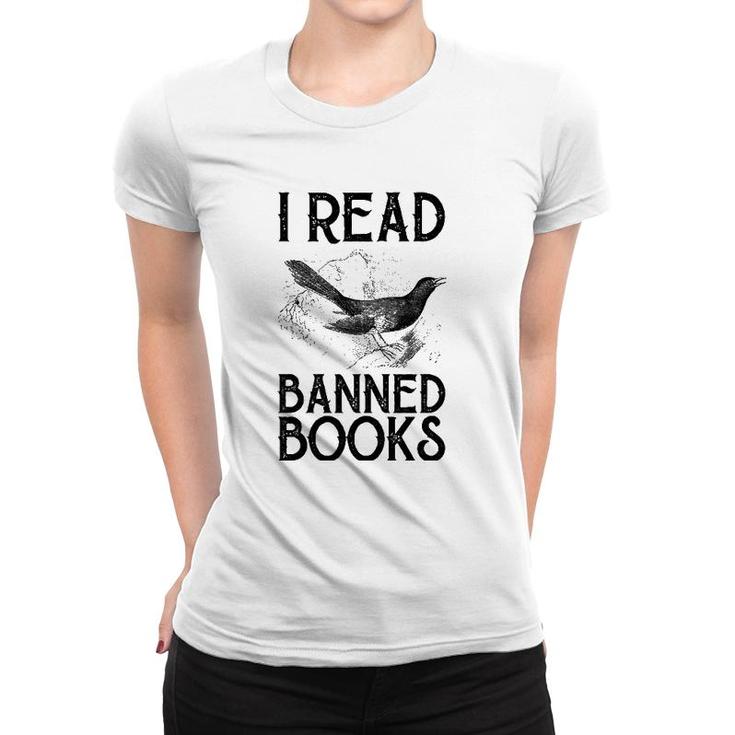 Book Lover's Vintage I Read Banned Books Reading Lovers Women T-shirt