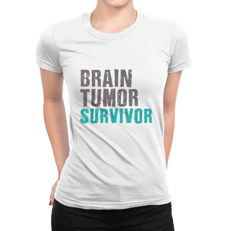 Brain Tumor Survivor Awareness Surgey Women T-shirt