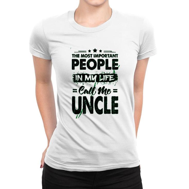 Call Me Uncle Women T-shirt