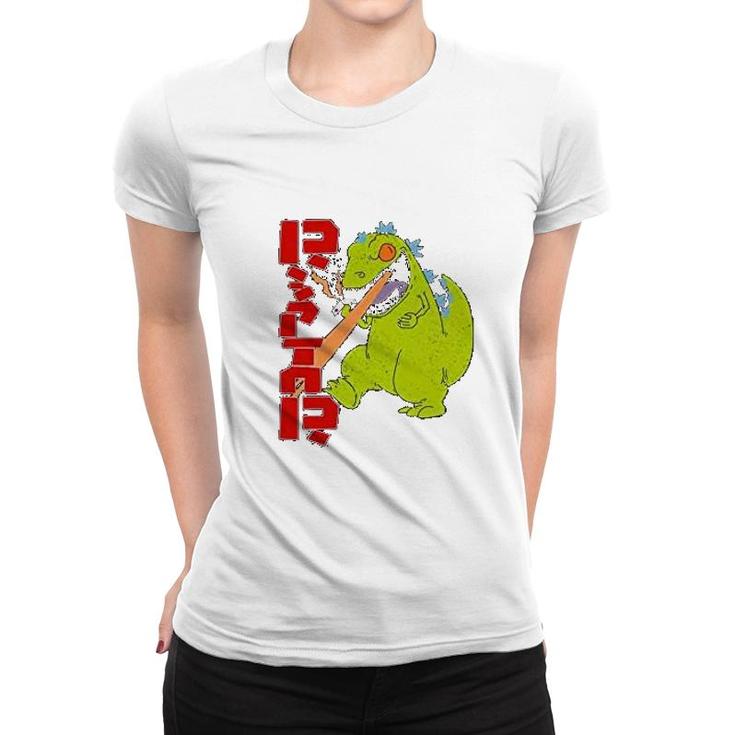 Cartoon Kaiju Funny Retro 90s Women T-shirt
