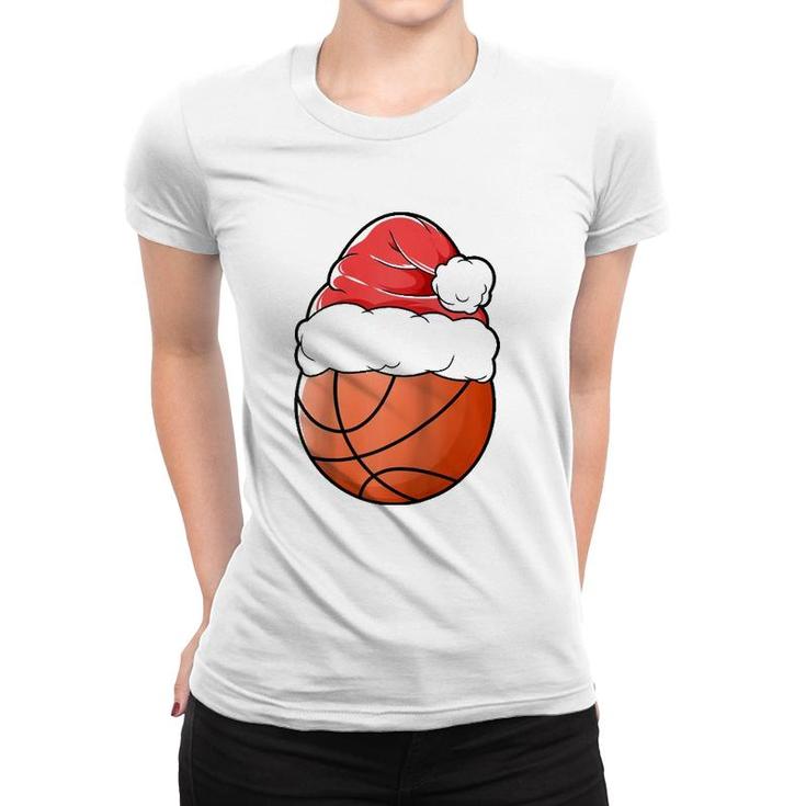 Christmas Basketballer Sport Xmas Christmas Basketball Raglan Baseball Tee Women T-shirt