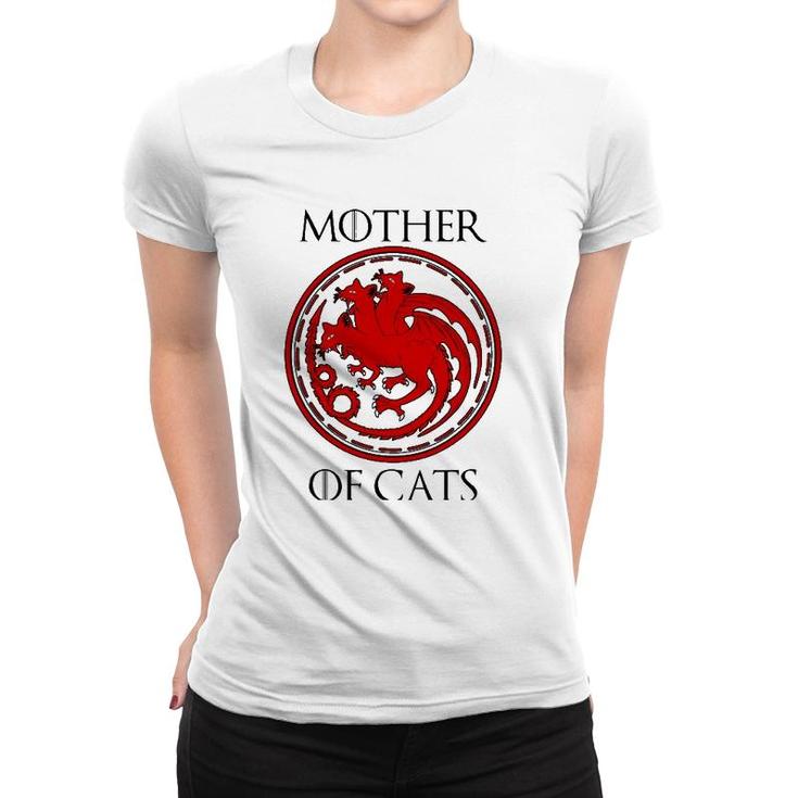 Cool Mother Of Cats Design For Cat And Kitten Enthusiasts Women T-shirt
