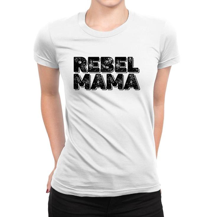 Cool Rebel Mama Retro Women T-shirt