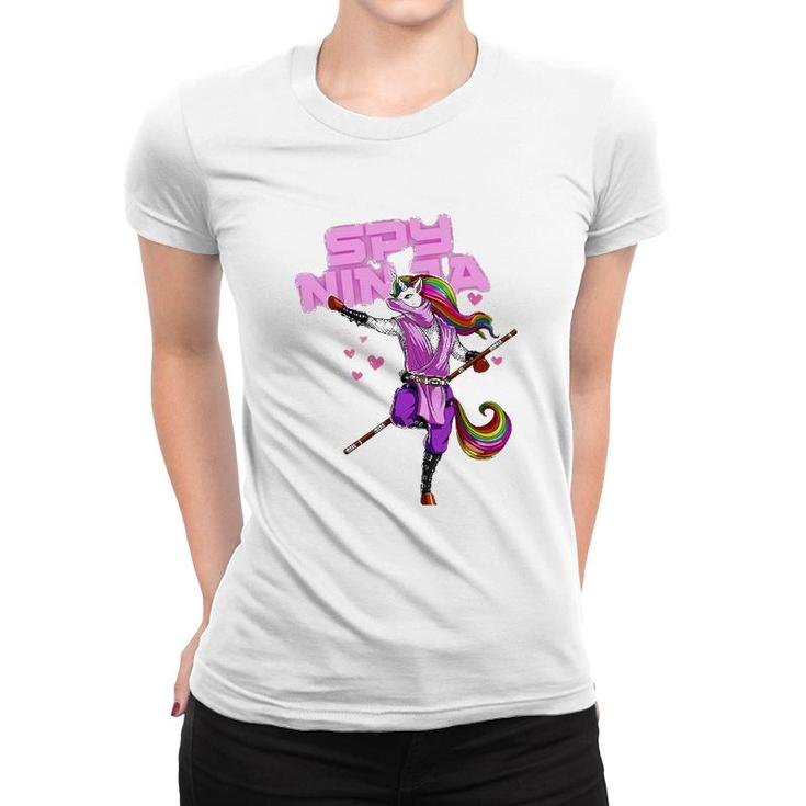 Cool Spy Gaming Ninjas Gamer Unicorn Ninja Boy Girl Day Kids Women T-shirt