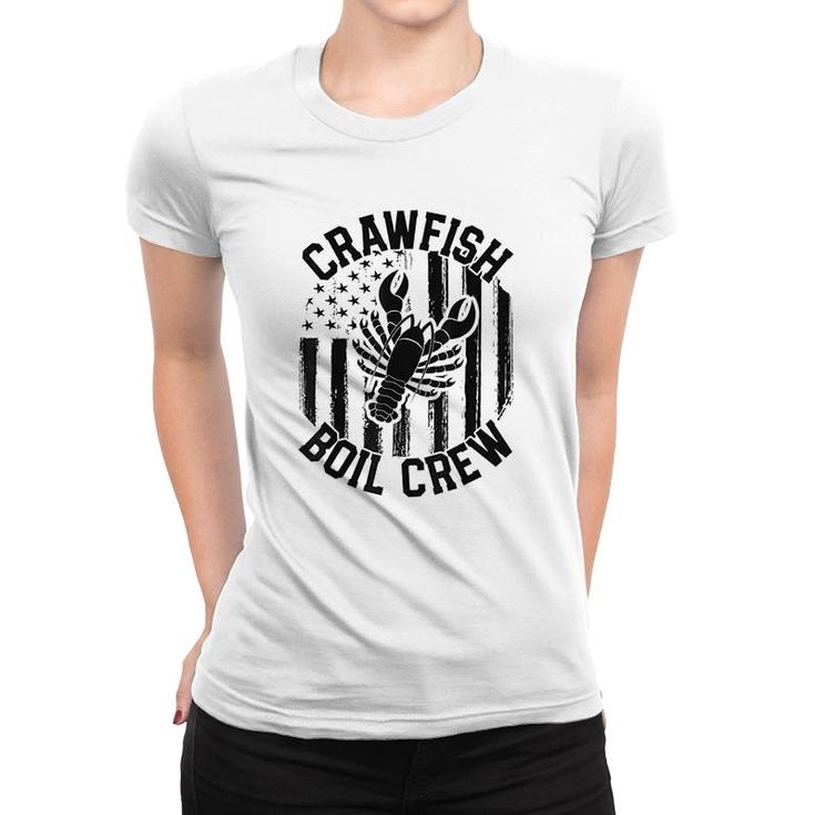 Crawfish Boil Crew Funny Cajun Women T-shirt