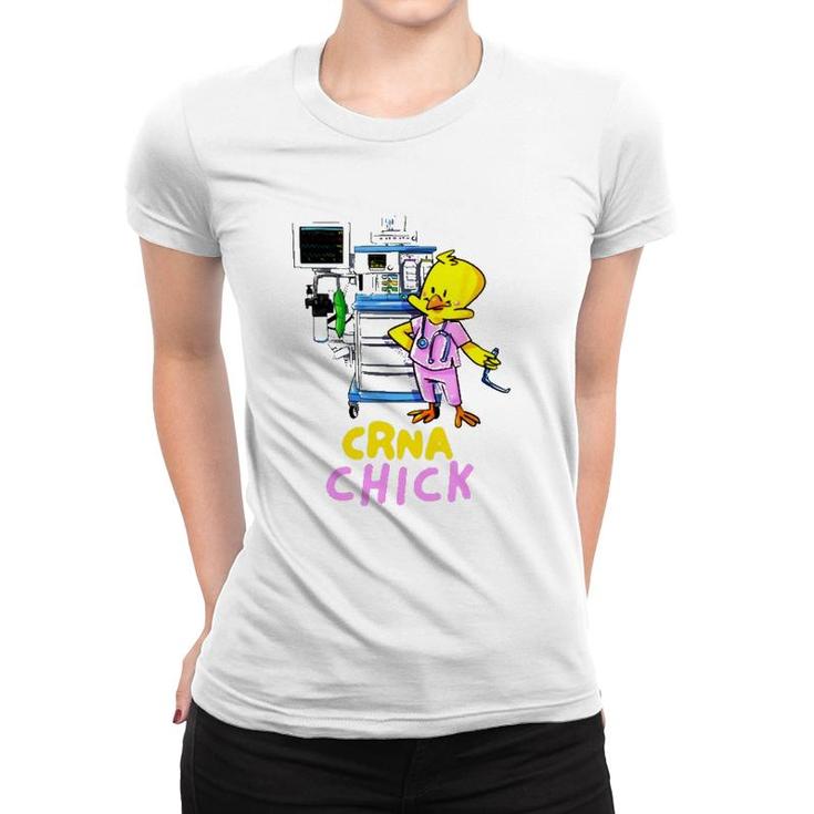 Crna Gift Appreciation Cute Crna Chick Nurse Women T-shirt