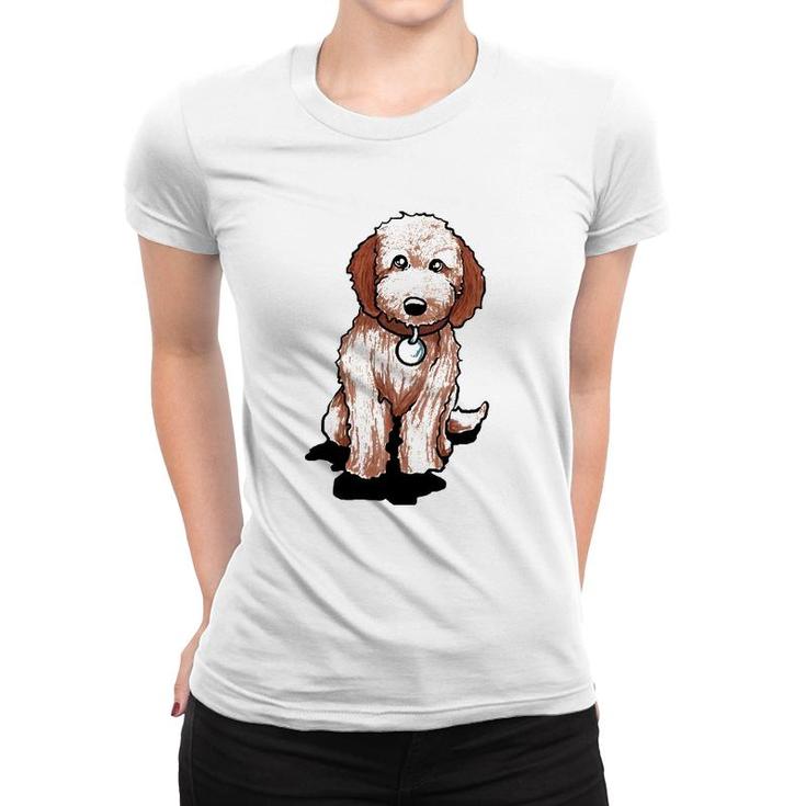 Cute Goldendoodle Puppy Gift Golden Doodle Pullover Women T-shirt