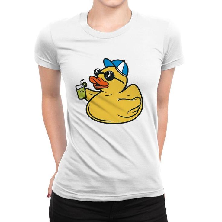 Cute Rubber Ducky Sunglasses Summer Party Duck Toy Kids Women T-shirt