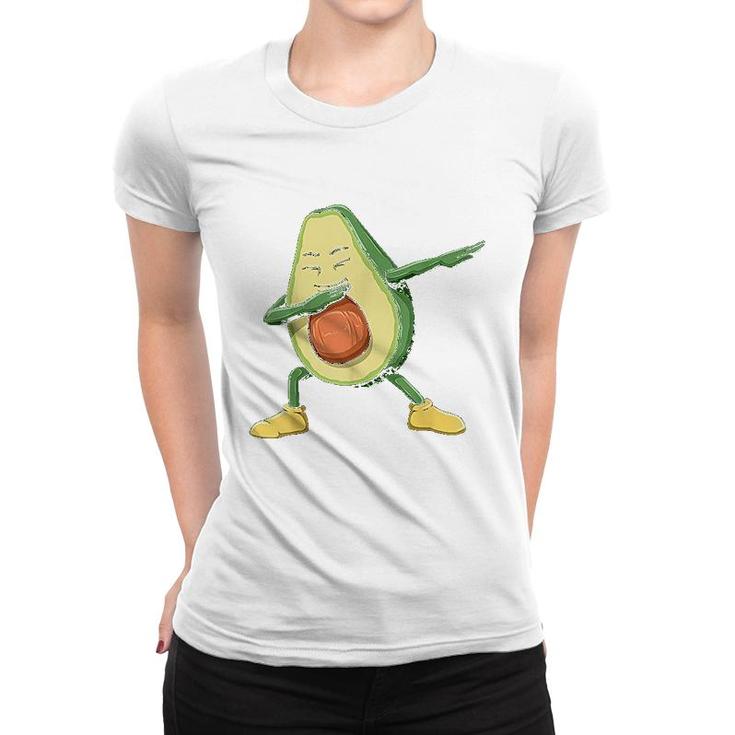 Dabbing Avocado Funny Women T-shirt