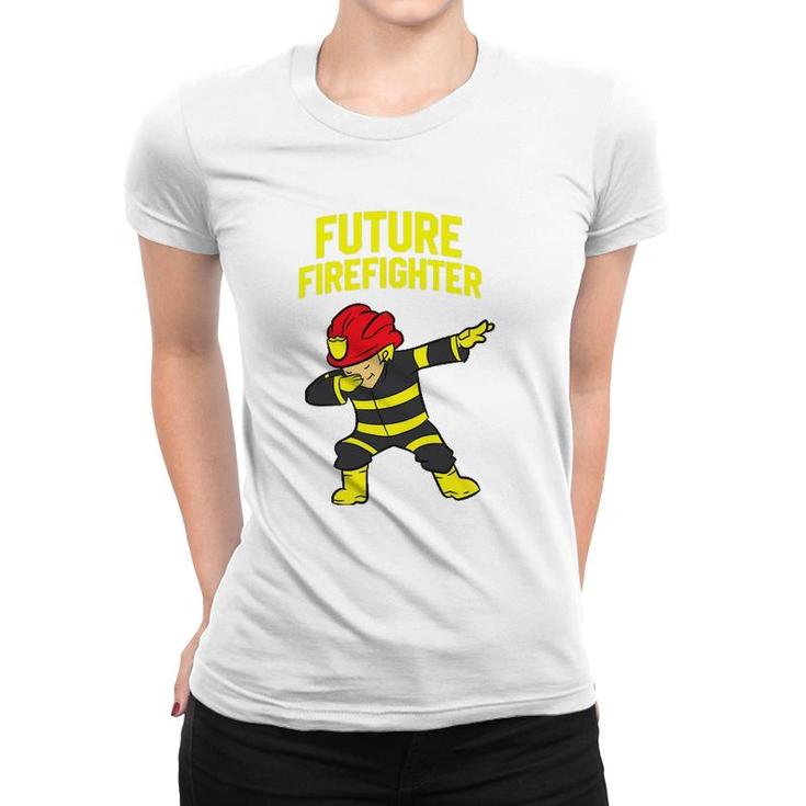 Dabbing Firefighter Kids Future Firefighter Women T-shirt