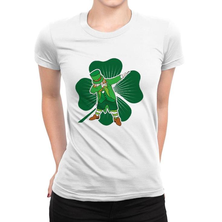 Dabbing Leprechaun Irish Dab St Patricks Day Tee Women T-shirt