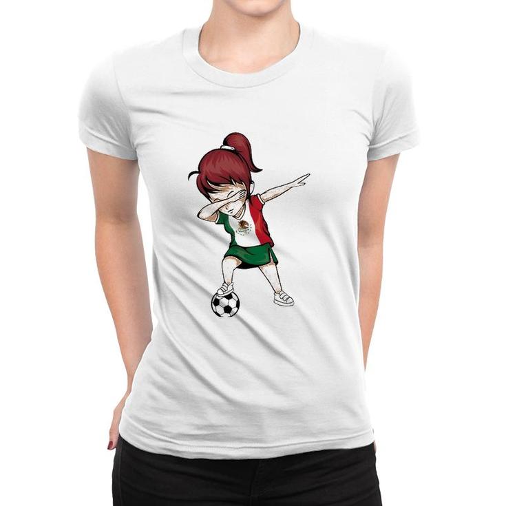 Dabbing Soccer Girl Mexico Jersey Shirt - Mexican Football Dabbing Soccer Girl Mexico Jersey Shirt - Mexican Football