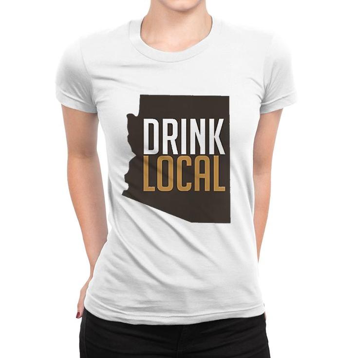 Edge Of The World Brewery - Drink Local Arizona Pocket  Women T-shirt