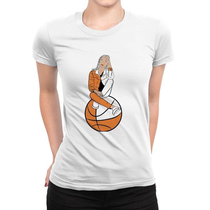 Elegant Girl Basketball Sport Lover Women T-shirt