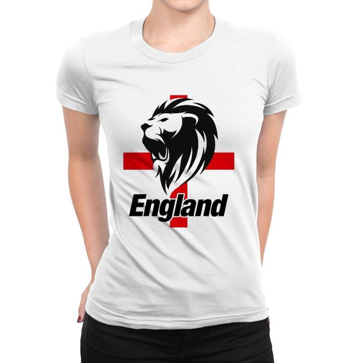 England Football, English Soccer Team, St George, Lion, Euro Women T-shirt