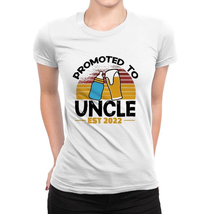 First Time Uncle Promoted To Uncle 2022  Women T-shirt