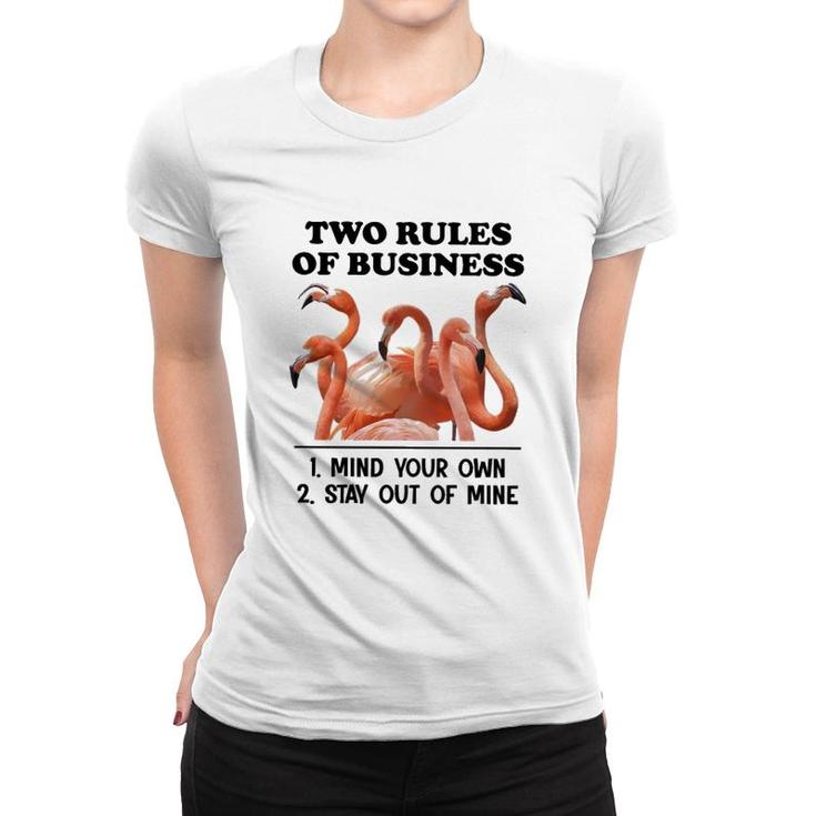 Flamingo Rules Women T-shirt