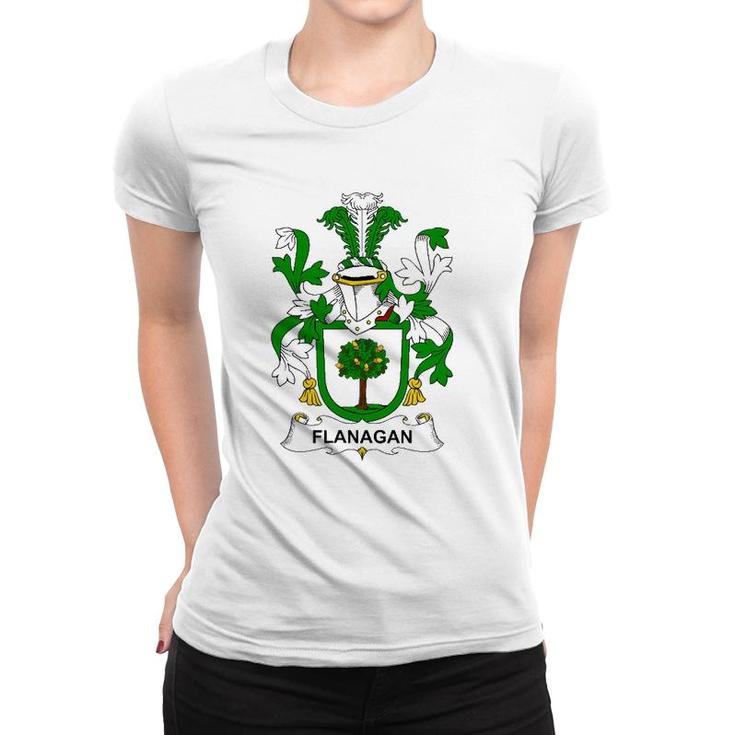 Flanagan Coat Of Arms - Family Crest Women T-shirt