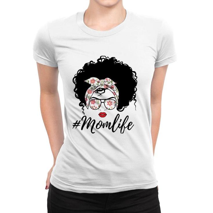 Floral Flower Mom Afro Hair Mother's Day 2021 Ver2 Women T-shirt