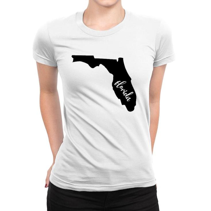 Florida  Roots State Map Home Grown Love Pride Gift Tee  Women T-shirt